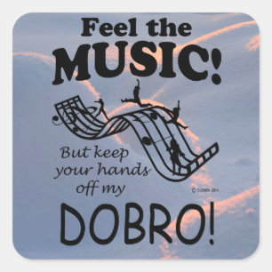 Quadrado Dobro Sente O Adesivo Da Praça da Música