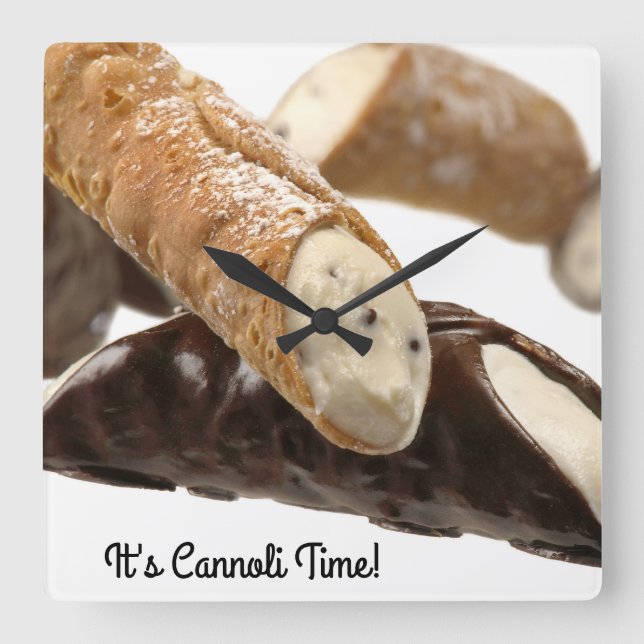 Quadrado É Relógio do Tempo dos Cannoli (Frente)