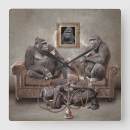 Quadrado É Relógio do Tempo Hookah