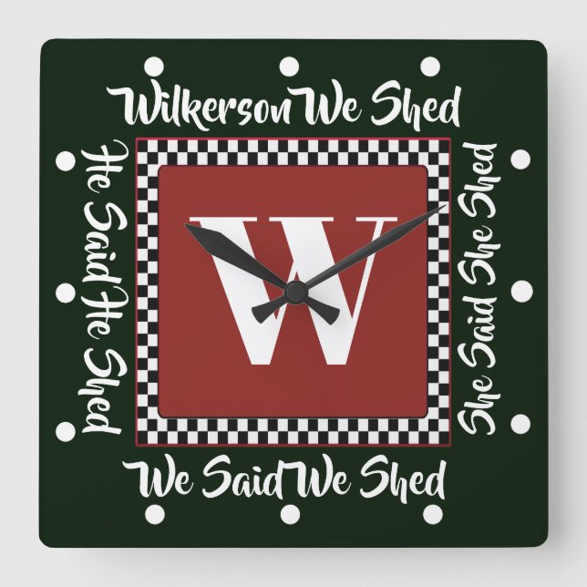 QUADRADO ELE MOSTROU-LHE QUE NÓS MOSTRÁMOS O RELÓGIO (Frente)