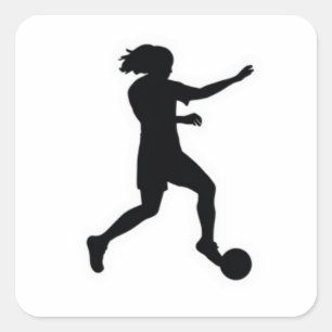 Quadrado Emblema do Campeonato de Futebol Moderno Adesivo E