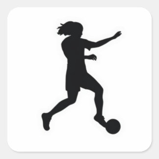 Quadrado Emblema do Campeonato de Futebol Moderno Adesivo E