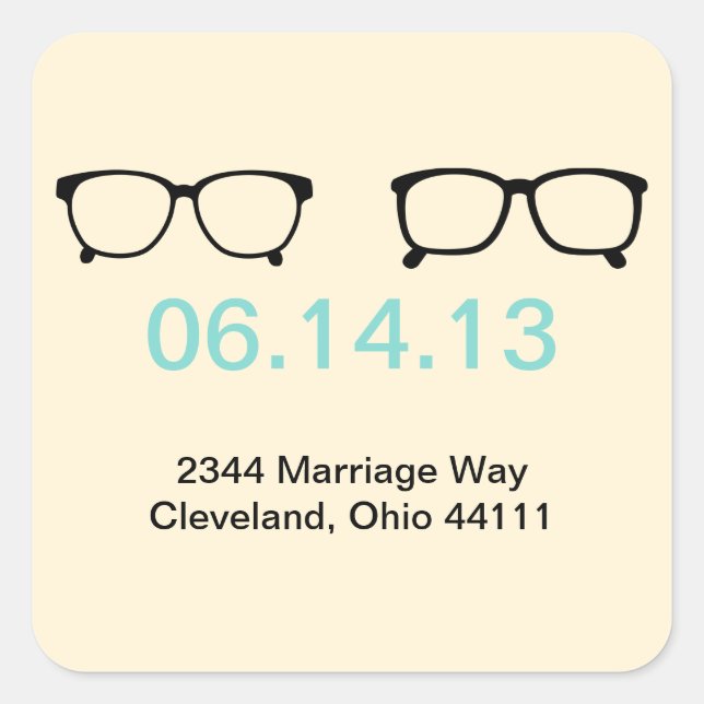 Quadrado Enquadra O Adesivo De Data (Frente)