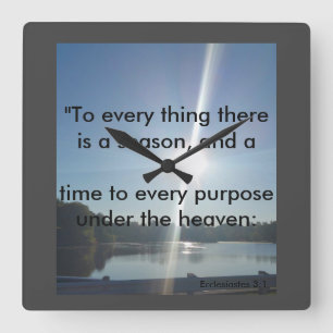 Quadrado Estação e relógio de ponto