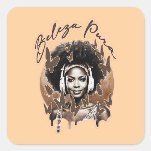 Quadrado Estampa Moda - Pure Beauty – Adesivo