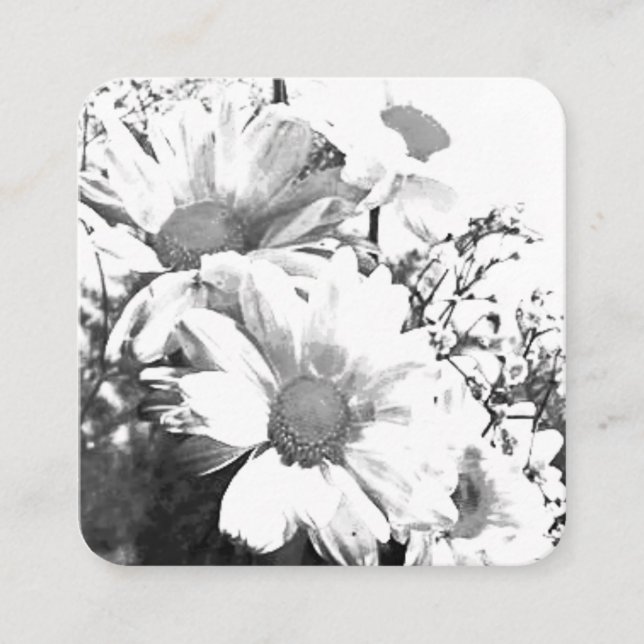 QUADRADO ESTILO E DESIGN CARTÃO DE VISITA (Frente)