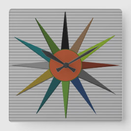 Quadrado Estrela Moderna do Século de Médio Relógio