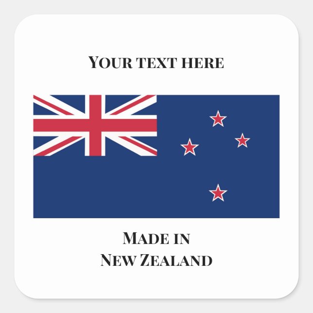 Quadrado Fabricado no adesivo NZ (Frente)