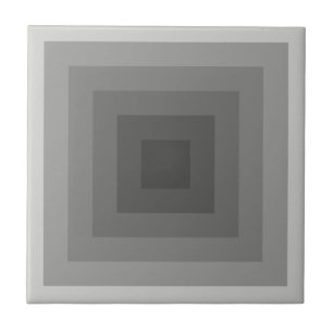 Quadrado Geométrico Preto
