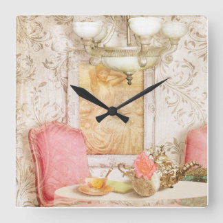 Quadrado Hotel Paris cerca de 1900 chique de relógio