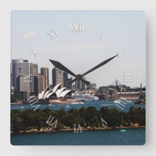 Quadrado Iconic Sydney Austrália Ver Relógio