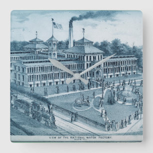 Quadrado Imagem 1871 da fábrica do relógio de Elgin Elgin