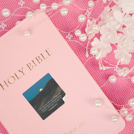 Quadrado Jeremias 33:3 KJV Adesivo Coleção Fé no Deserto