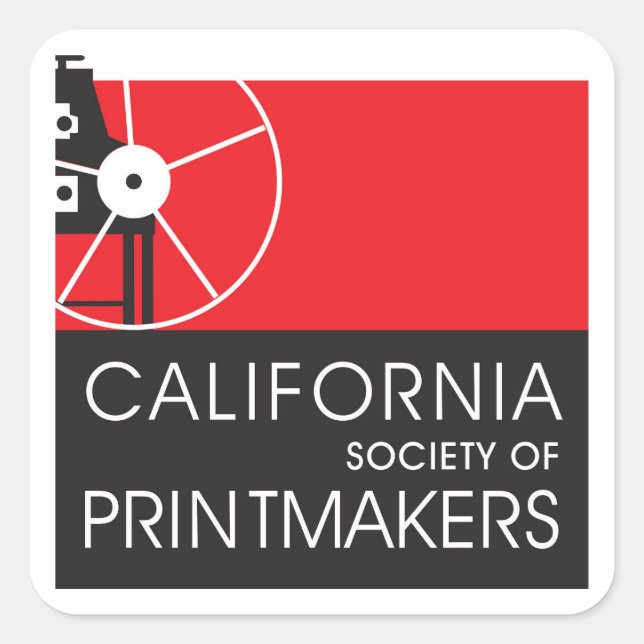 Quadrado Logotipo CSP do adesivo (Frente)