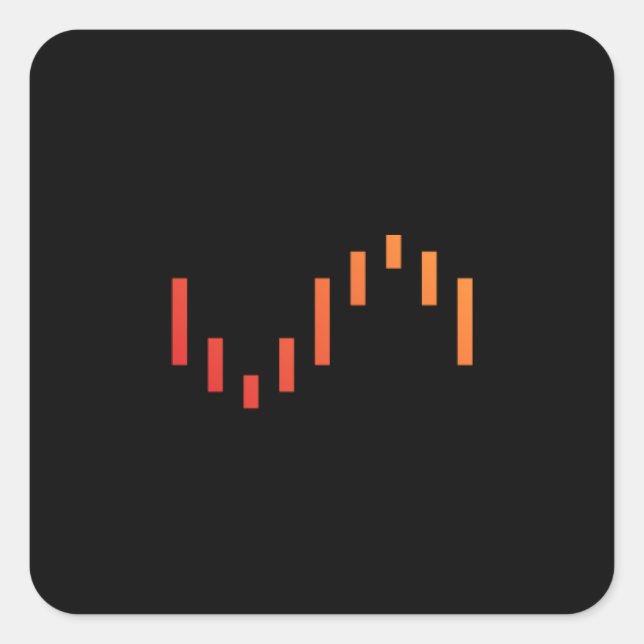 Quadrado Logotipo laranja não raid no adesivo preto (Frente)