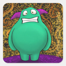 Quadrado Max, adesivo