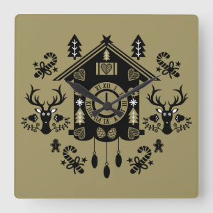 Quadrado Natal do Relógio Alemão