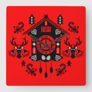 Quadrado Natal do Relógio Alemão