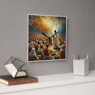 Quadrado O Milagre dos Pães e dos Pescados - Relógio