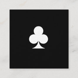 Quadrado O prêmio luxuoso bate o preto do cartão de visita