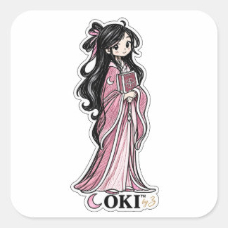 Quadrado OKI™ | Moon Girl Personagem Original Adesivo