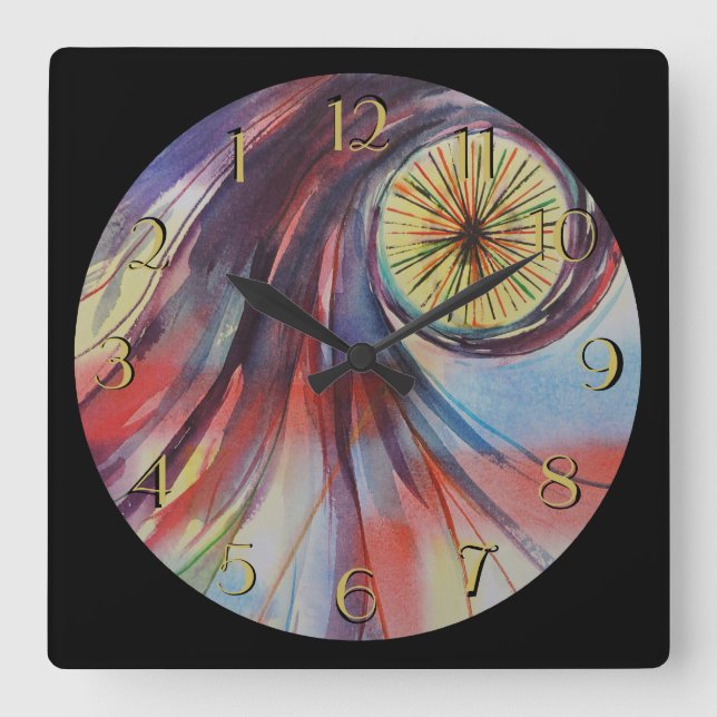 Quadrado Olho Grande Devolva O Relógio Para Trás (Frente)