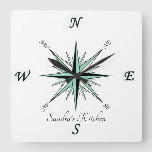 Quadrado Ordem Personalizada para Relógio de Design de Rosa
