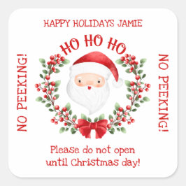 Quadrado Papais noeis de Natal bonitos sem adesivo de espre