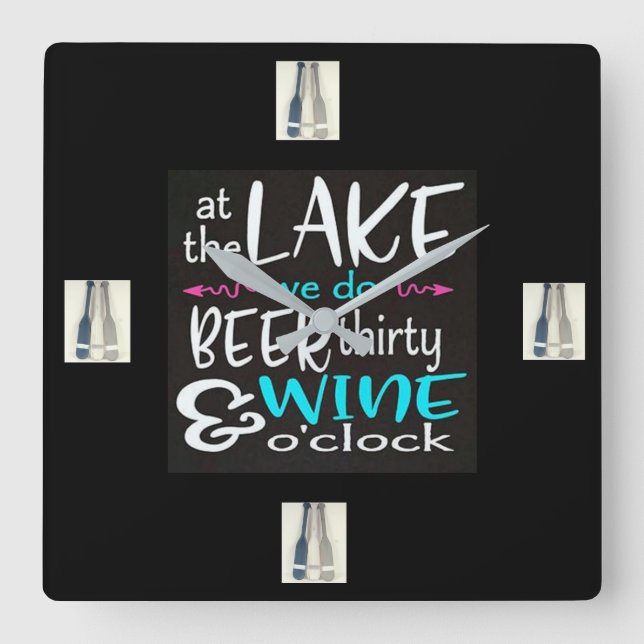 QUADRADO PORQUE VIVEMOS **NO RELÓGIO LAKE** (Frente)