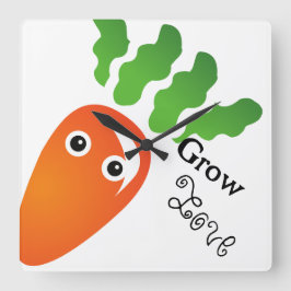 Quadrado Primeiros passos no relógio agrícola