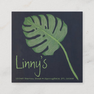 Quadrado Quadrado, Cartão de visita de 2,5" x 2,5"