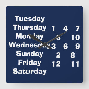 QUADRADO QUALQUER QUE SEJA E SEMPRE QUE O RELÓGIO FOR RETI