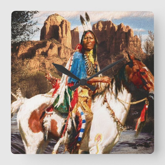 Quadrado Relógio 1A da Índia (Frente)