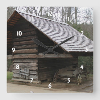 Quadrado Relógio antigo de estagecoach