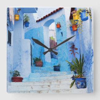 Quadrado Relógio Cerâmico de Marrocos