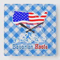 Relógio da Praça das Raízes da Baviera Americana