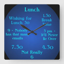 Quadrado Relógio de 1,30 Relógio 1-30 Tempo de Interrupção 