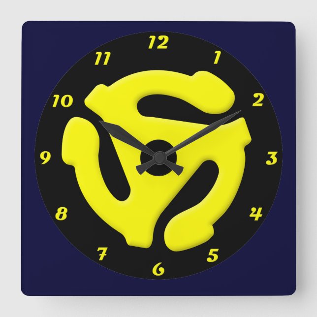 Quadrado Relógio de 45 rpm (Frente)