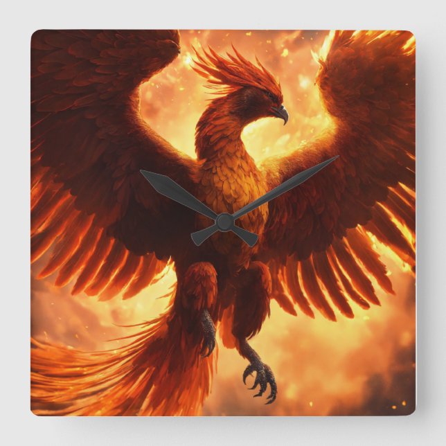 Quadrado Relógio de Águia (Frente)