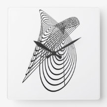 Relógio de arte geométrico