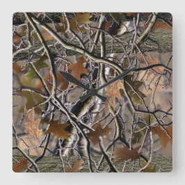 Quadrado Relógio de Camo que se mistura na casa como nenhum