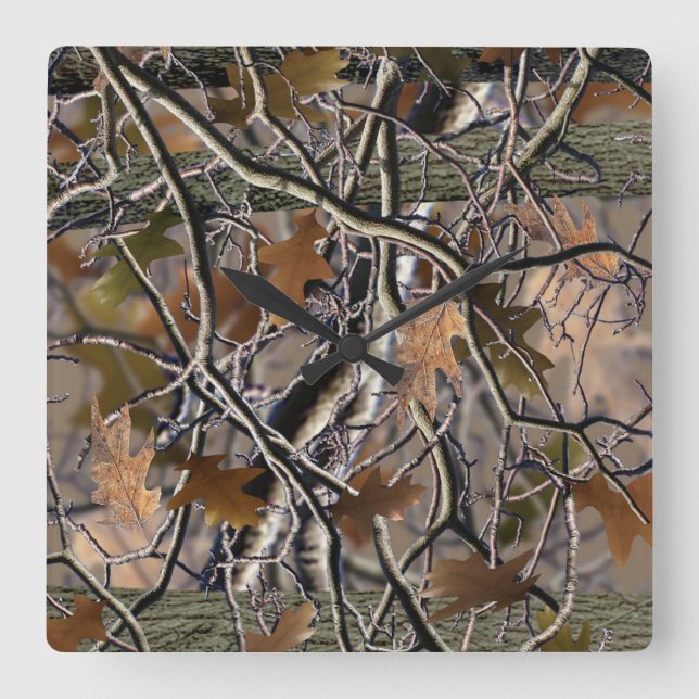 Quadrado Relógio de Camo que se mistura na casa como nenhum (Frente)