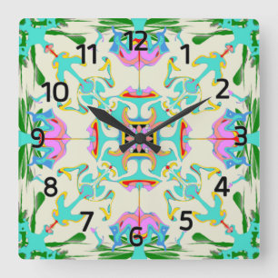 Quadrado Relógio de Estilo Vitoriano de Edimburgo