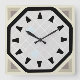 Quadrado Relógio de Lua Polonês