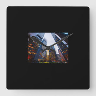 Quadrado Relógio de parede, à venda!