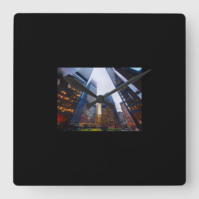 Quadrado Relógio de parede, à venda! (Frente)