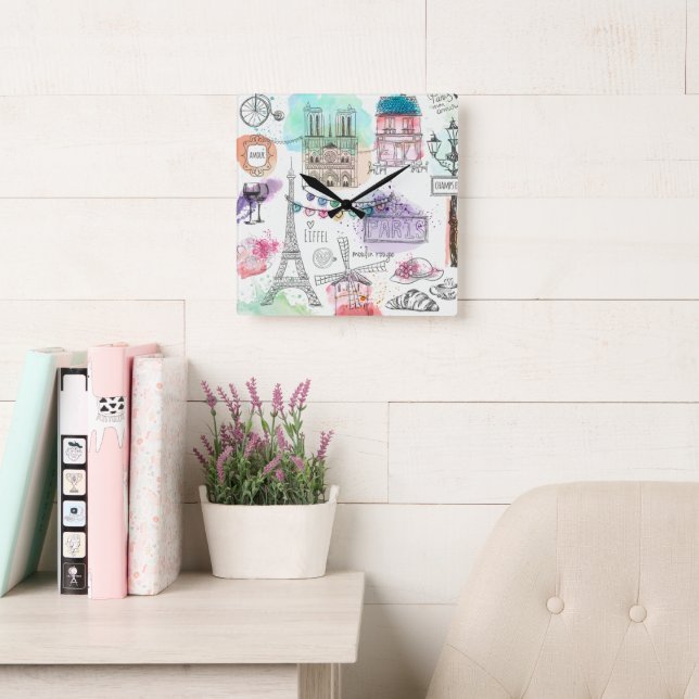 Quadrado Relógio de Paris (Sala de leitura)