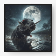 Relógio de porco da Guiné Negra