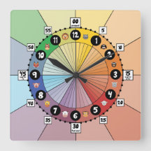 Relógio de Programação Escolar Brilhante para Cria