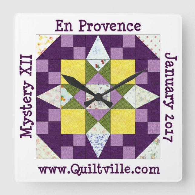 Quadrado Relógio De Proveniência (Frente)